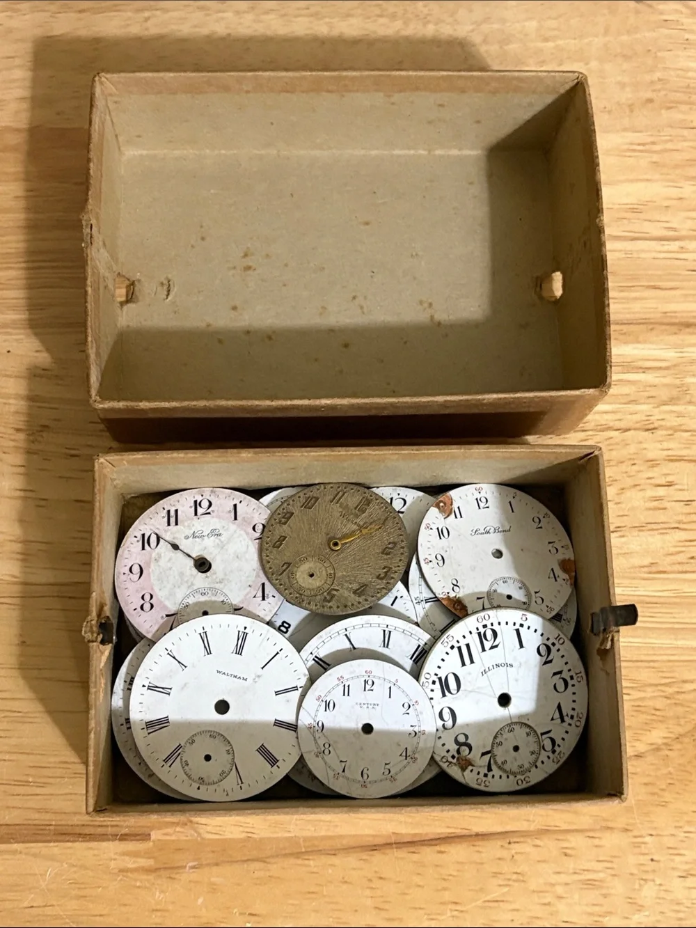 Vintage White Pocket Watch Dials